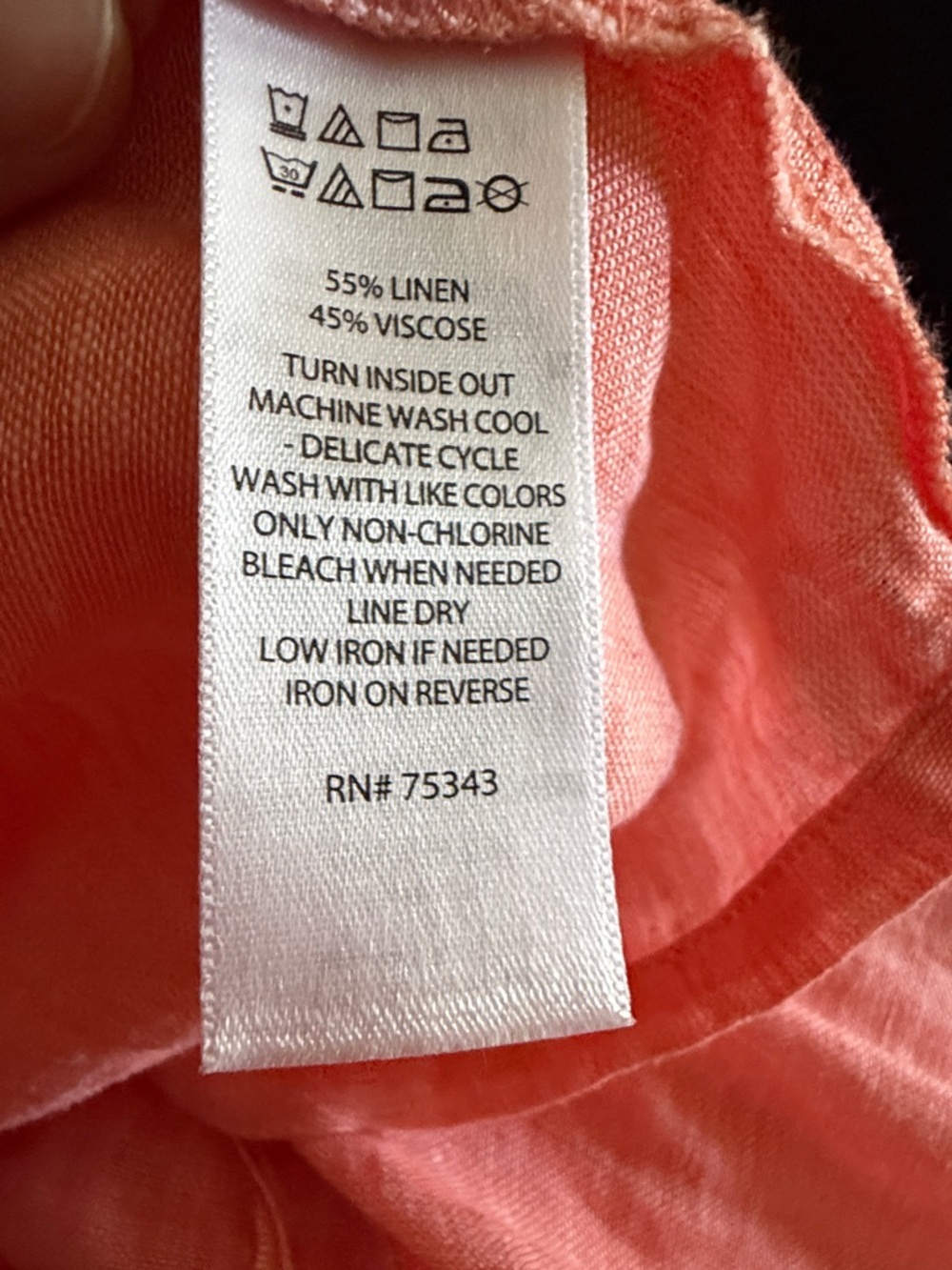 Haute Hippie Coral Pink Wide-Leg Linen Jumpsuit - Picture 7 of 7